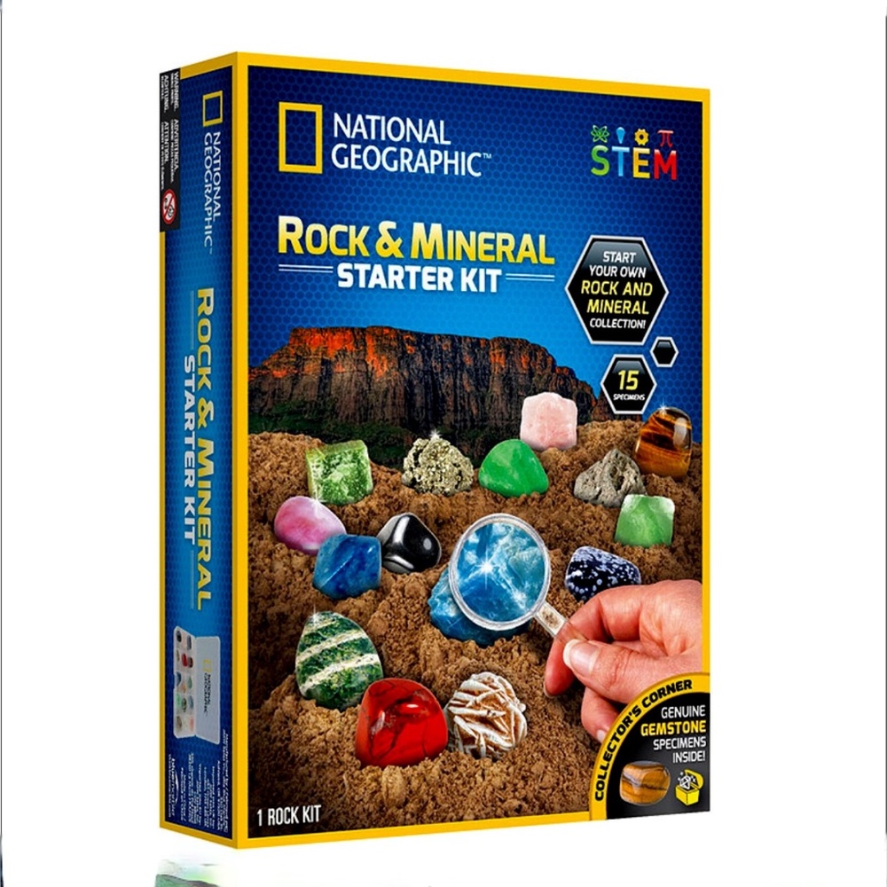 NATIONAL GEOGRAPHIC ROCK & MINERAL STARTER KIT